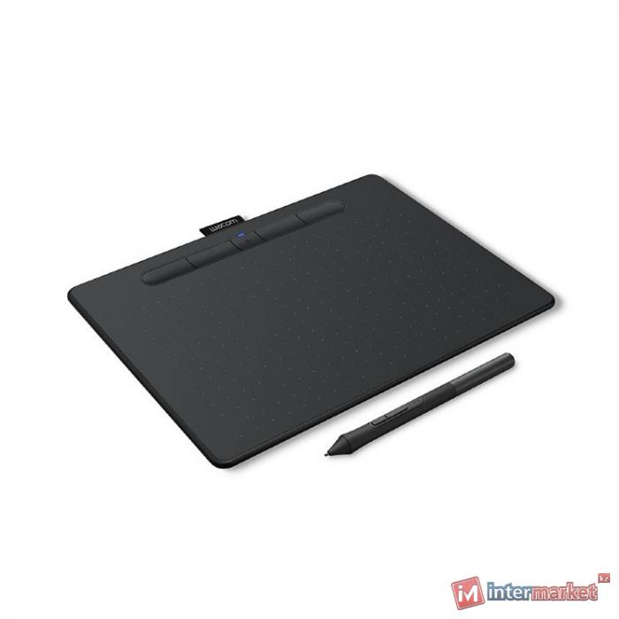 Графический планшет Wacom, Intuos Medium Bluetooth (CTL-6100WLK-N, Чёрный